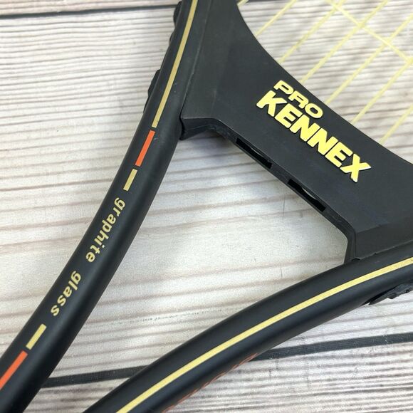 VTG Pro Kennex Bronze Ace Tennis Racquet Racket Graphite Glass L4 4-1/2 Mid Size - Picture 10 of 16